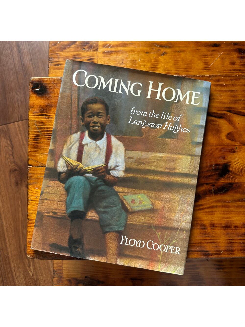 Vintage 1994 Coming Home Fro The Life Of Langston Hughes Hardcover Book
